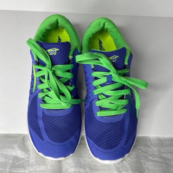 Women's Avia Burst Blue Green Low Top Lace Up Running Shoes WMAI1400001 Size 10 - Picture 3 of 9